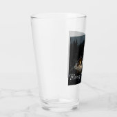 Kerstgroeten met Heksenhuis Glas (Rechts)