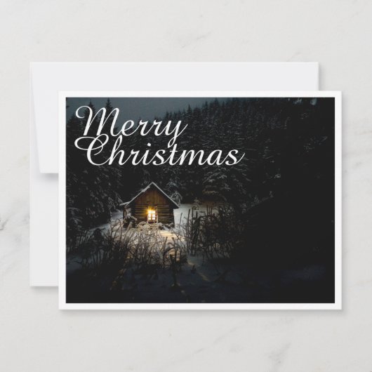 Kerstgroeten met Witch House (Voorkant)