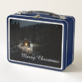 Kerstgroeten met Witch House (Voorkant)