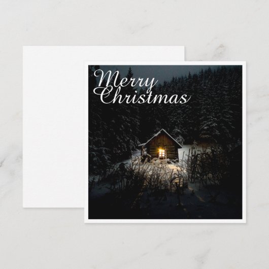 Kerstgroeten met Witch House (Voorkant / Achterkant)