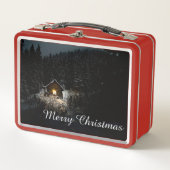 Kerstgroeten met Witch House (Voorkant)