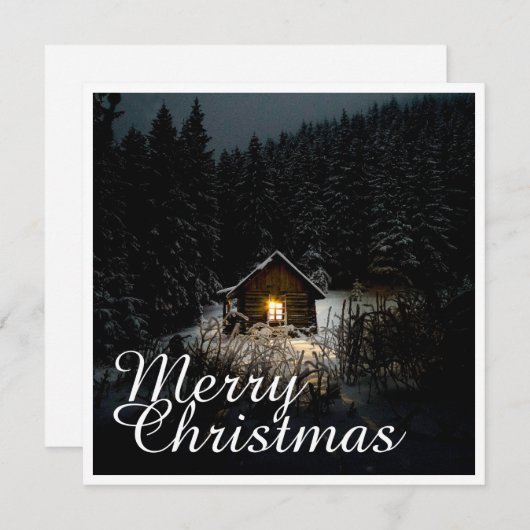 Kerstgroeten met Witch House (Voorkant / Achterkant)