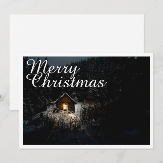 Kerstgroeten met Witch House (Voorkant / Achterkant)