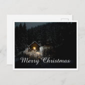Kerstgroeten met Witch House Briefkaart (Voorkant / Achterkant)