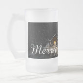 Kerstgroeten met Witch House Matglas Bierpul (Links)