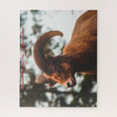 Kerstgroeten Mijn Hunter Gatherer Jigzaag Puzz Legpuzzel (Verticaal)