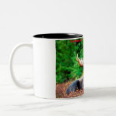 Kerstgroeten, mijn Hunter Gatherer Tweekleurige Koffiemok (Links)