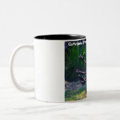 Kerstgroeten, mijn Hunter Gatherer Tweekleurige Koffiemok (Links)