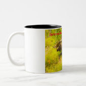 Kerstgroeten, mijn Hunter Gatherer Tweekleurige Koffiemok (Links)