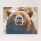 Kerstgroeten, mijn jager Gatherer Legpuzzel (Horizontaal)