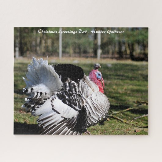 Kerstgroeten, mijn jager Gatherer Legpuzzel (Horizontaal)