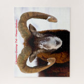 Kerstgroeten, mijn jager Gatherer Legpuzzel (Verticaal)