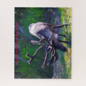 Kerstgroeten, mijn jager Gatherer Legpuzzel (Verticaal)