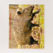 Kerstgroeten, mijn jager Gatherer Legpuzzel (Verticaal)