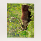 Kerstgroeten, mijn jager Gatherer Legpuzzel (Verticaal)