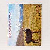 Kerstgroeten, mijn jager Gatherer Legpuzzel (Verticaal)