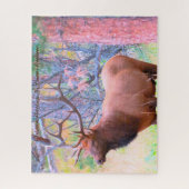 Kerstgroeten, mijn jager Gatherer Legpuzzel (Verticaal)