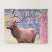 Kerstgroeten, mijn jager Gatherer Legpuzzel (Horizontaal)