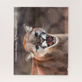 Kerstgroeten, mijn jager Gatherer Legpuzzel (Verticaal)