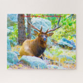 Kerstgroeten, mijn jager Gatherer Legpuzzel (Horizontaal)