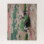 Kerstgroeten, mijn jager Gatherer Legpuzzel (Verticaal)