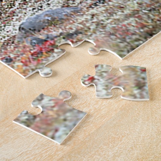 Kerstgroeten, mijn jager Gatherer Legpuzzel (Zijkant)