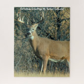 Kerstgroeten, mijn jager Gatherer Legpuzzel (Verticaal)