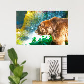 Kerstgroeten, mijn jager Gatherer Poster (Thuiskantoor)