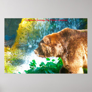 Kerstgroeten, mijn jager Gatherer Poster