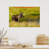 Kerstgroeten, mijn jager Gatherer Poster (Keuken)