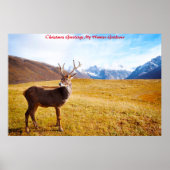 Kerstgroeten, mijn jager Gatherer Poster (Voorkant)