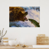 Kerstgroeten, mijn jager Gatherer Poster (Keuken)