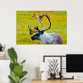 Kerstgroeten, mijn jager Gatherer Poster (Thuiskantoor)