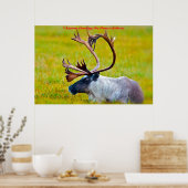 Kerstgroeten, mijn jager Gatherer Poster (Keuken)