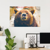 Kerstgroeten, mijn jager Gatherer Poster (Thuiskantoor)