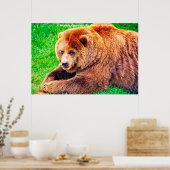 Kerstgroeten, mijn jager Gatherer Poster (Keuken)