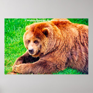 Kerstgroeten, mijn jager Gatherer Poster