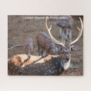 Kerstgroeten Mijn Jager Verzamelaar Legpuzzel