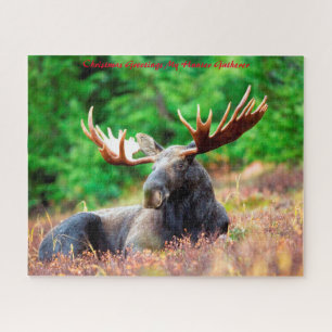 Kerstgroeten Mijn Jager Verzamelaar Legpuzzel