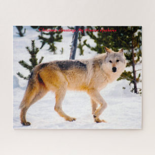 Kerstgroeten Mijn Jager Verzamelaar Legpuzzel