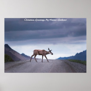 Kerstgroeten Mijn Jager Verzamelaar Poster