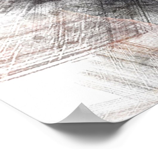 Kerstgroeten Mijn oude Boar Poster (Hoek)