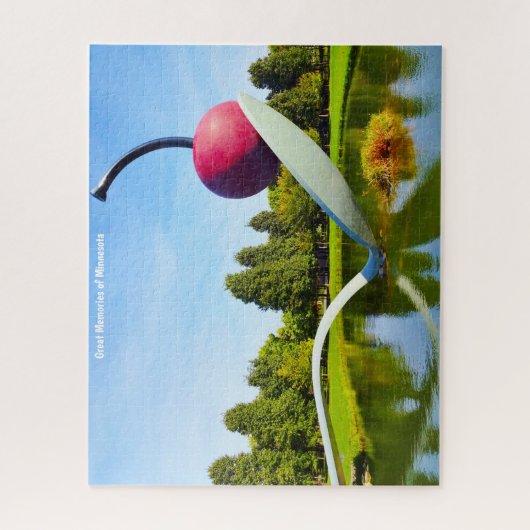 Kerstgroeten Minnesota. Jigzaag Puzzle Legpuzzel (Verticaal)