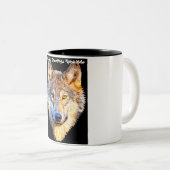 Kerstgroeten "My Partner", "Alpha Male", Tweekleurige Koffiemok (Voorkant rechts)