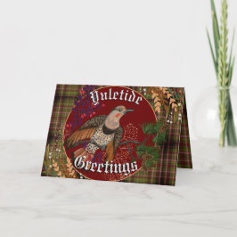 Kerstgroeten Noordelijke Flicker Kaart
