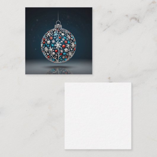 KERSTGROETEN NOTITIEKAARTJE (Voorkant / Achterkant)