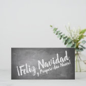 Kerstgroeten op het schoolbord (Staand voorkant)