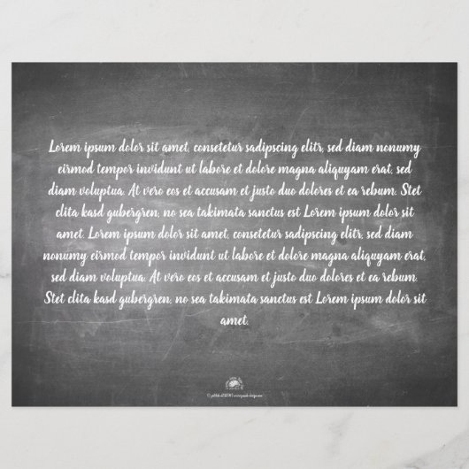 Kerstgroeten op het schoolbord (Achterkant)