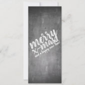 Kerstgroeten op het schoolbord (Voorkant)