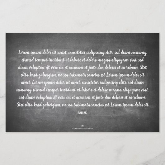 Kerstgroeten op het schoolbord (Achterkant)